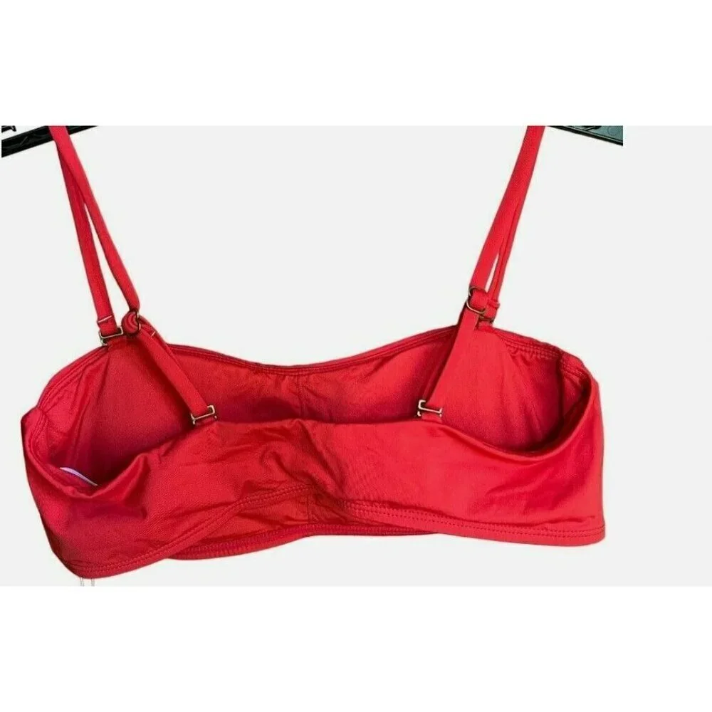 Andie Swin The Rio Bikini Top‎ Cherry Red Large